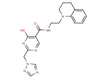 N-[2-(3,4-dihydroquinolin-1(2H)-yl)ethyl]-4-hydroxy-2-(1H-1,2,4-triazol-1-ylmethyl)pyrimidine-5-carboxamide