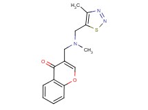 3-({methyl[(4-methyl-1,2,3-thiadiazol-5-yl)methyl]amino}methyl)-4H-chromen-4-one