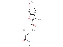 N-[1,1-dimethyl-4-(methylamino)-4-oxobutyl]-6-methoxy-3-methyl-1-benzofuran-2-carboxamide