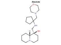(1R,9aR)-1-({[1-(morpholin-4-ylmethyl)cyclopentyl]amino}methyl)octahydro-2H-quinolizin-1-ol