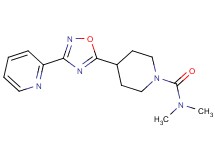 N,N-dimethyl-4-[3-(2-pyridinyl)-1,2,4-oxadiazol-5-yl]-1-piperidinecarboxamide