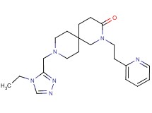 9-[(4-ethyl-4H-1,2,4-triazol-3-yl)methyl]-2-(2-pyridin-2-ylethyl)-2,9-diazaspiro[5.5]undecan-3-one