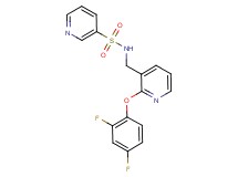 N-{[2-(2,4-difluorophenoxy)-3-pyridinyl]methyl}-3-pyridinesulfonamide