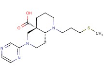 (4aS*,8aR*)-1-[3-(methylthio)propyl]-6-(2-pyrazinyl)octahydro-1,6-naphthyridine-4a(2H)-carboxylic acid