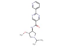 N-[(3S*,4S*)-1-isopropyl-4-methoxy-3-pyrrolidinyl]-2-(3-pyridinyl)-5-pyrimidinecarboxamide