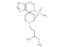 5-(methylsulfonyl)-1'-[3-(methylthio)butyl]-1,5,6,7-tetrahydrospiro[imidazo[4,5-c]pyridine-4,4'-piperidine]