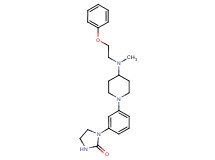 1-(3-{4-[methyl(2-phenoxyethyl)amino]-1-piperidinyl}phenyl)-2-imidazolidinone