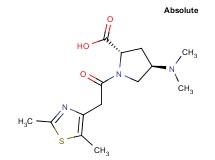 (2S,4R)-4-(dimethylamino)-1-[(2,5-dimethyl-1,3-thiazol-4-yl)acetyl]pyrrolidine-2-carboxylic acid