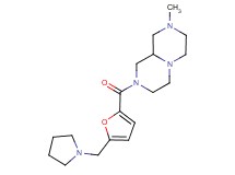 2-methyl-8-[5-(pyrrolidin-1-ylmethyl)-2-furoyl]octahydro-2H-pyrazino[1,2-a]pyrazine