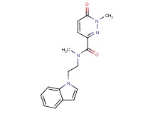 N-[2-(1H-indol-1-yl)ethyl]-N,1-dimethyl-6-oxo-1,6-dihydropyridazine-3-carboxamide