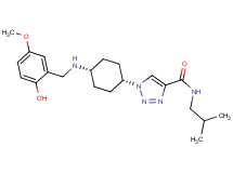 1-{cis-4-[(2-hydroxy-5-methoxybenzyl)amino]cyclohexyl}-N-isobutyl-1H-1,2,3-triazole-4-carboxamide