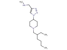 ({1-[1-(2-ethylhexyl)piperidin-4-yl]-1H-1,2,3-triazol-4-yl}methyl)methylamine