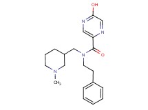 5-hydroxy-N-[(1-methylpiperidin-3-yl)methyl]-N-(2-phenylethyl)pyrazine-2-carboxamide