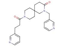 2-(pyridin-3-ylmethyl)-9-(3-pyridin-3-ylpropanoyl)-2,9-diazaspiro[5.5]undecan-3-one