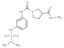 N~1~-(3-{[(dimethylamino)sulfonyl]amino}phenyl)-N~3~-methylpyrrolidine-1,3-dicarboxamide