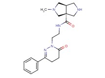 (3aR*,6aR*)-2-methyl-N-[2-(6-oxo-3-phenyl-5,6-dihydropyridazin-1(4H)-yl)ethyl]hexahydropyrrolo[3,4-c]pyrrole-3a(1H)-carboxamide