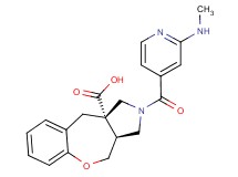 (3aS*,10aS*)-2-[2-(methylamino)isonicotinoyl]-2,3,3a,4-tetrahydro-1H-[1]benzoxepino[3,4-c]pyrrole-10a(10H)-carboxylic acid