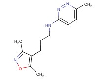 N-[3-(3,5-dimethyl-4-isoxazolyl)propyl]-6-methyl-3-pyridazinamine