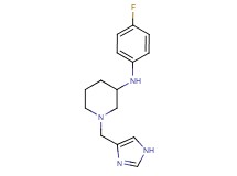 N-(4-fluorophenyl)-1-(1H-imidazol-4-ylmethyl)-3-piperidinamine