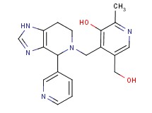 5-(hydroxymethyl)-2-methyl-4-[(4-pyridin-3-yl-1,4,6,7-tetrahydro-5H-imidazo[4,5-c]pyridin-5-yl)methyl]pyridin-3-ol