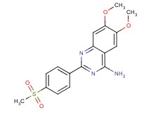 6,7-dimethoxy-2-[4-(methylsulfonyl)phenyl]quinazolin-4-amine