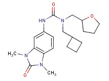 N-(cyclobutylmethyl)-N'-(1,3-dimethyl-2-oxo-2,3-dihydro-1H-benzimidazol-5-yl)-N-(tetrahydrofuran-2-ylmethyl)urea