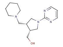 [(3R*,4R*)-4-(piperidin-1-ylmethyl)-1-pyrimidin-2-ylpyrrolidin-3-yl]methanol