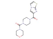 6-{[4-(4-morpholinylcarbonyl)-1-piperazinyl]carbonyl}imidazo[2,1-b][1,3]thiazole