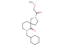 7-(cyclohexylmethyl)-2-(methoxyacetyl)-2,7-diazaspiro[4.5]decan-6-one