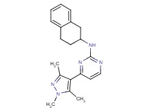 N-(1,2,3,4-tetrahydro-2-naphthalenyl)-4-(1,3,5-trimethyl-1H-pyrazol-4-yl)-2-pyrimidinamine