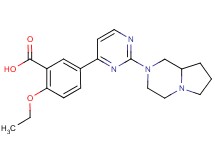 2-ethoxy-5-[2-(hexahydropyrrolo[1,2-a]pyrazin-2(1H)-yl)pyrimidin-4-yl]benzoic acid