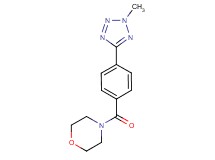 4-[4-(2-methyl-2H-tetrazol-5-yl)benzoyl]morpholine