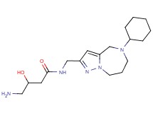 4-amino-N-[(5-cyclohexyl-5,6,7,8-tetrahydro-4H-pyrazolo[1,5-a][1,4]diazepin-2-yl)methyl]-3-hydroxybutanamide dihydrochloride