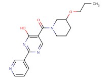 5-[(3-propoxypiperidin-1-yl)carbonyl]-2-pyridin-3-ylpyrimidin-4-ol