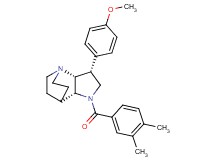 (3R*,3aR*,7aR*)-1-(3,4-dimethylbenzoyl)-3-(4-methoxyphenyl)octahydro-4,7-ethanopyrrolo[3,2-b]pyridine