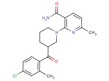 2-[3-(4-chloro-2-methylbenzoyl)piperidin-1-yl]-6-methylnicotinamide