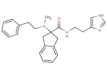 N-[2-(1H-imidazol-4-yl)ethyl]-2-[methyl(2-phenylethyl)amino]-2-indanecarboxamide