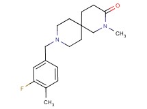 9-(3-fluoro-4-methylbenzyl)-2-methyl-2,9-diazaspiro[5.5]undecan-3-one