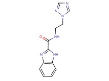 N-[2-(1H-1,2,4-triazol-1-yl)ethyl]-1H-benzimidazole-2-carboxamide