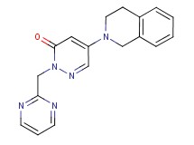 5-(3,4-dihydroisoquinolin-2(1H)-yl)-2-(pyrimidin-2-ylmethyl)pyridazin-3(2H)-one