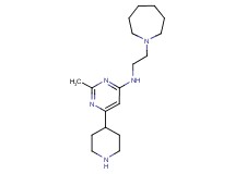 N-(2-azepan-1-ylethyl)-2-methyl-6-piperidin-4-ylpyrimidin-4-amine