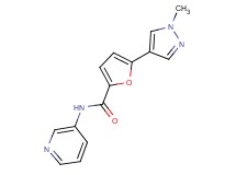 5-(1-methyl-1H-pyrazol-4-yl)-N-pyridin-3-yl-2-furamide