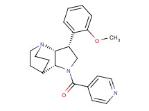 (3R*,3aR*,7aR*)-1-isonicotinoyl-3-(2-methoxyphenyl)octahydro-4,7-ethanopyrrolo[3,2-b]pyridine