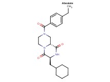 (3S,9aR)-3-(cyclohexylmethyl)-8-(4-ethylbenzoyl)tetrahydro-2H-pyrazino[1,2-a]pyrazine-1,4(3H,6H)-dione