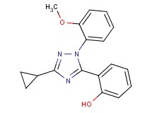 2-[3-cyclopropyl-1-(2-methoxyphenyl)-1H-1,2,4-triazol-5-yl]phenol