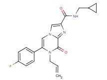 7-allyl-N-(cyclopropylmethyl)-6-(4-fluorophenyl)-8-oxo-7,8-dihydroimidazo[1,2-a]pyrazine-2-carboxamide