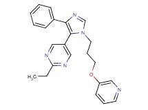 2-ethyl-5-{4-phenyl-1-[3-(pyridin-3-yloxy)propyl]-1H-imidazol-5-yl}pyrimidine