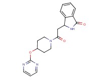 3-{2-oxo-2-[4-(pyrimidin-2-yloxy)piperidin-1-yl]ethyl}isoindolin-1-one