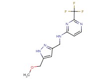 N-{[5-(methoxymethyl)-1H-pyrazol-3-yl]methyl}-2-(trifluoromethyl)pyrimidin-4-amine