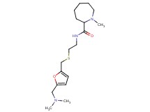 N-{2-[({5-[(dimethylamino)methyl]-2-furyl}methyl)thio]ethyl}-1-methyl-2-azepanecarboxamide